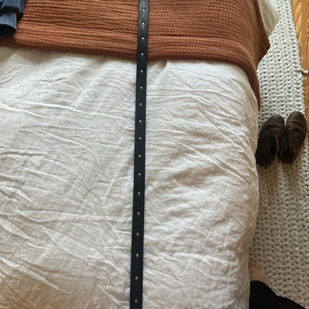 AUREUM Black and Silver Women's Belt - Picture 8 of 11